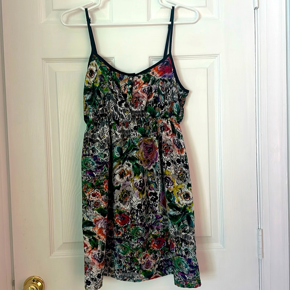 Kimchi Blue Spaghetti Strap Floral Print Dress Size M